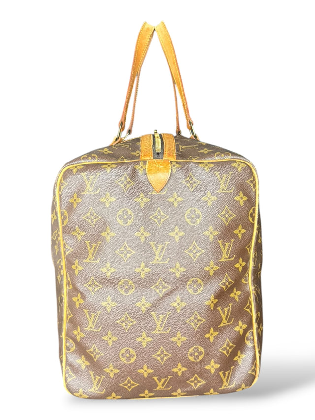Louis Vuitton Sac Souple 55 Reisetasche Weekender Keepall Monogram Braun