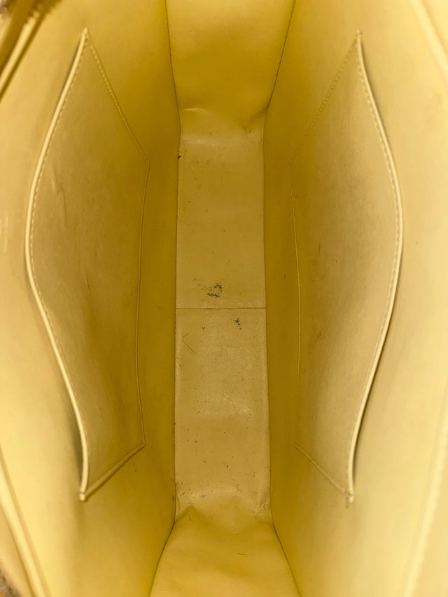 Louis Vuitton Columbus Handtasche Vernis Monogram Gelb