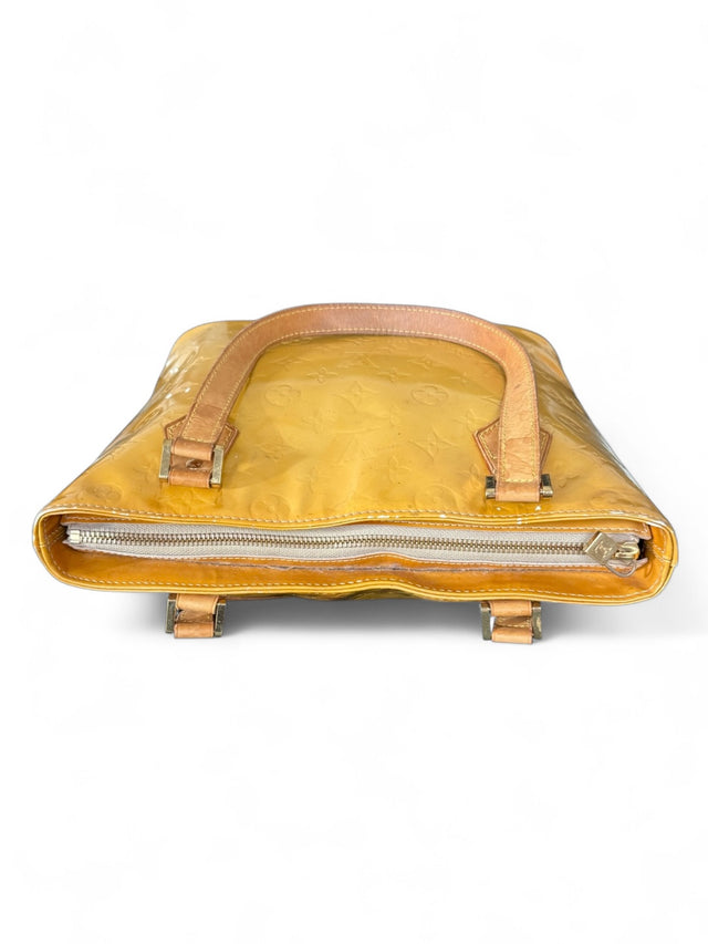 Louis Vuitton Houston Handtasche Vernis Monogram Gelb