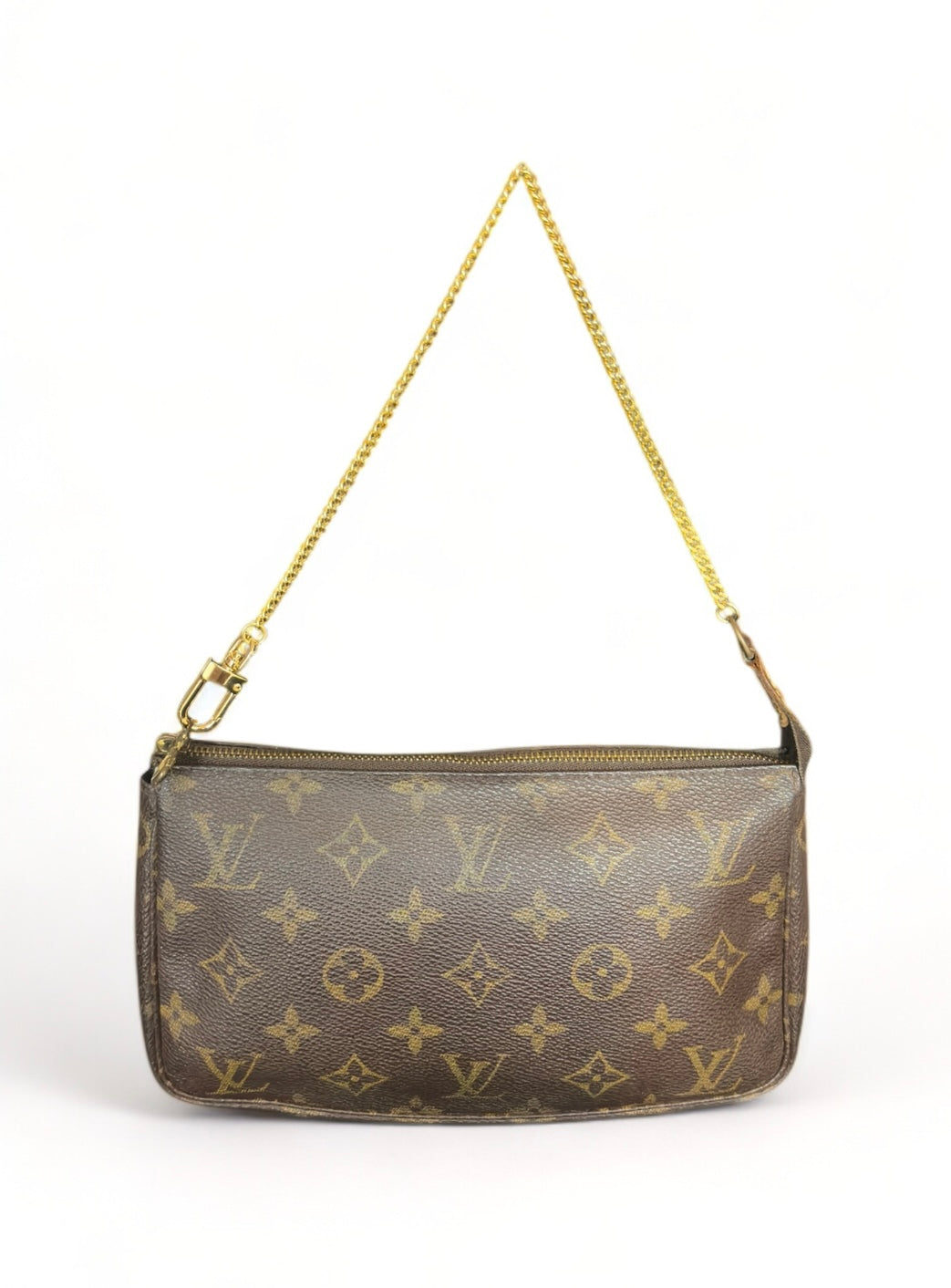 Louis Vuitton Pochette Accessoires Handtasche Monogram Braun