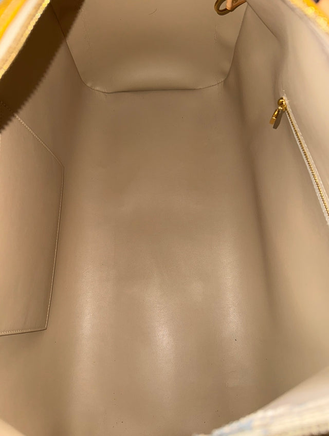 Louis Vuitton Keepall Mercer Reisetasche Weekender Tasche Vernis Monogram Gelb