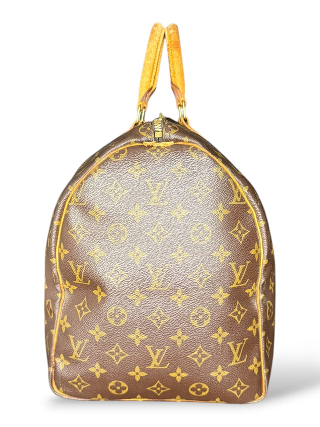 Louis Vuitton Keepall 50 Reisetasche Weekender Tasche Monogram Braun