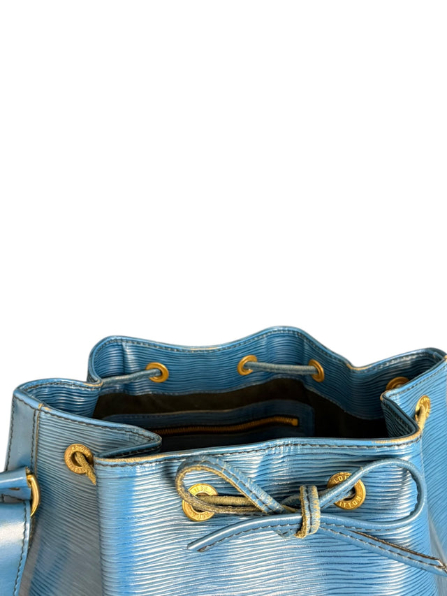Louis Vuitton Sac Noe Petit Handtasche Epi Leder Blau