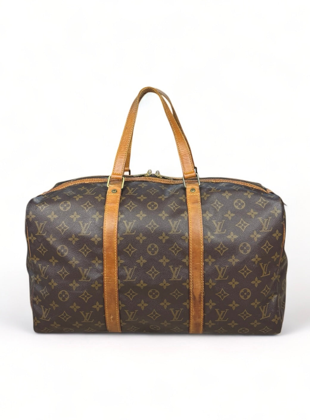 Louis Vuitton Sac Souple 45 Reisetasche Weekender Keepall Monogram Braun