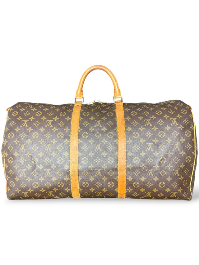 Louis Vuitton Keepall 60 Reisetasche Weekender Tasche Monogram Braun