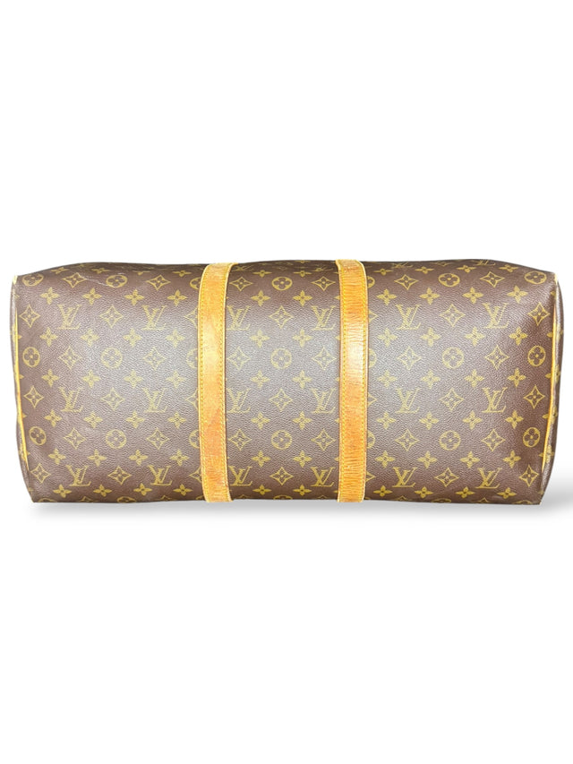 Louis Vuitton Keepall 50 Reisetasche Weekender Tasche Monogram Braun
