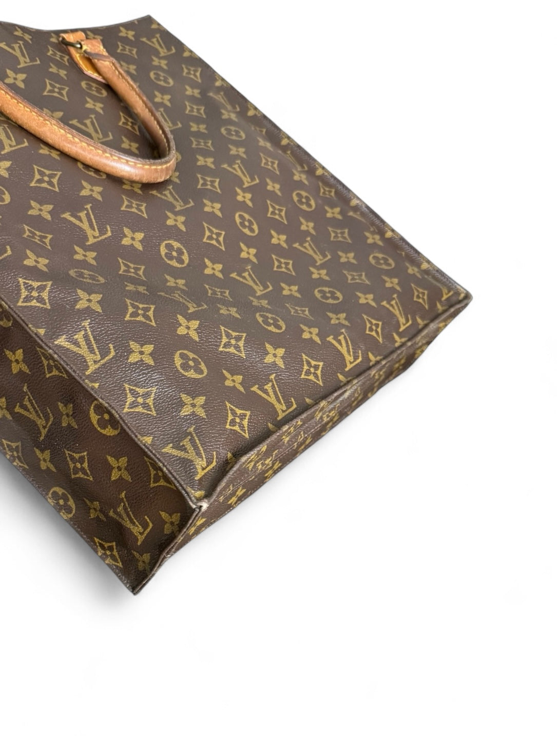 Louis Vuitton Sac Plat Handtasche Tote Bag Shopper Monogram Braun