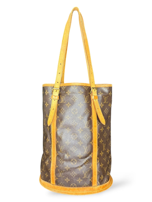 Louis Vuitton Bucket GM Handtasche Shopper Monogram Braun