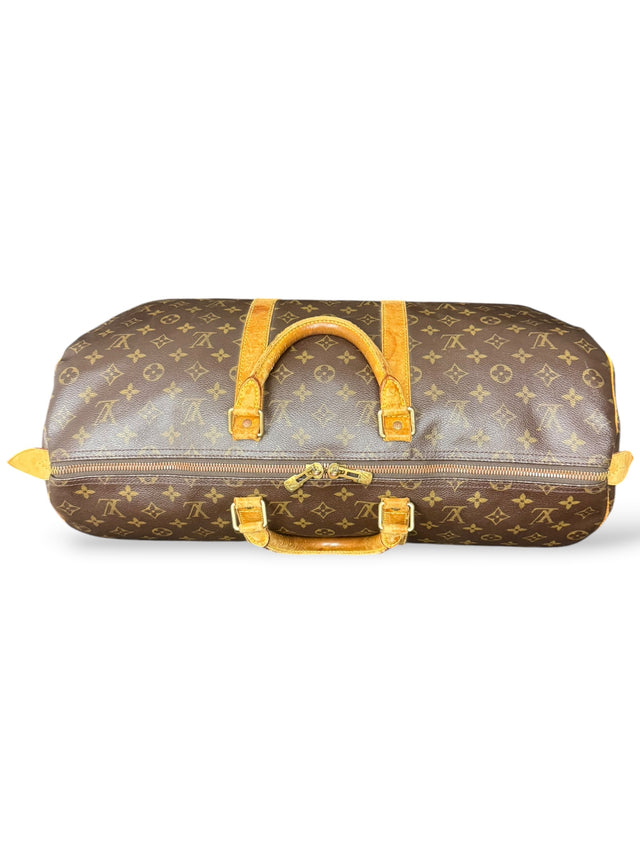 Louis Vuitton Keepall 50 Reisetasche Weekender Tasche Monogram Braun