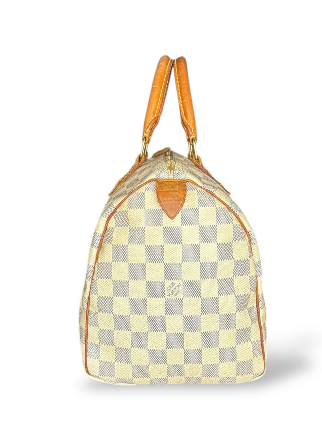 Louis Vuitton Speedy 30 Handtasche Damier Azur