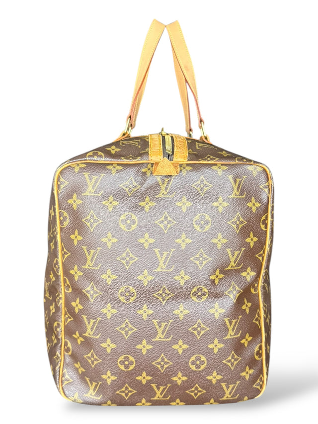 Louis Vuitton Sac Souple 55 Reisetasche Weekender Keepall Monogram Braun