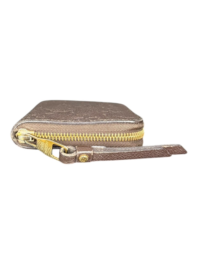 Louis Vuitton Zippy Empreinte Geldbeutel Geldbörse Portemonnaie Braun