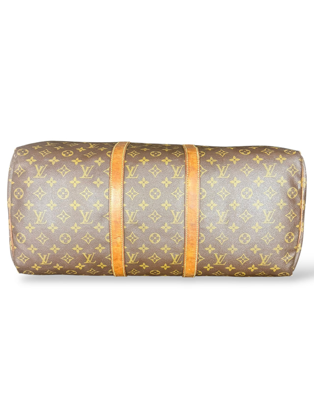 Louis Vuitton Keepall 50 Reisetasche Weekender Tasche Monogram Braun