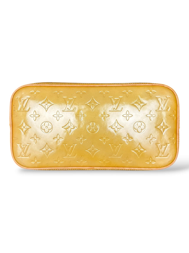 Louis Vuitton Houston Handtasche Vernis Monogram Gelb