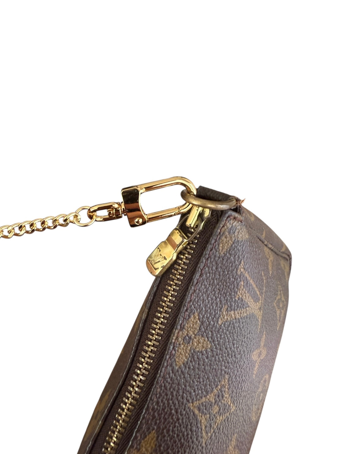 Louis Vuitton Pochette Accessoires Handtasche Monogram Braun