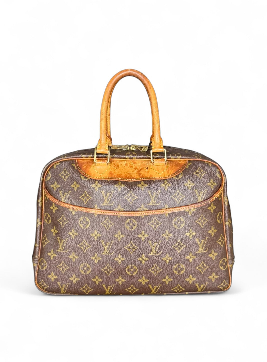 Louis Vuitton Deauville Handtasche Monogram Braun