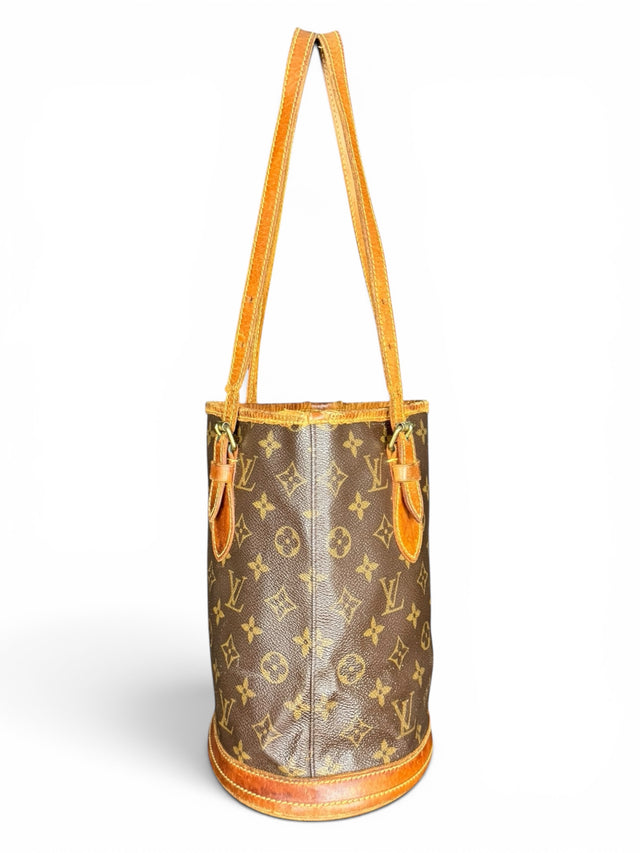 Louis Vuitton Bucket PM Mini Handtasche Monogram Braun
