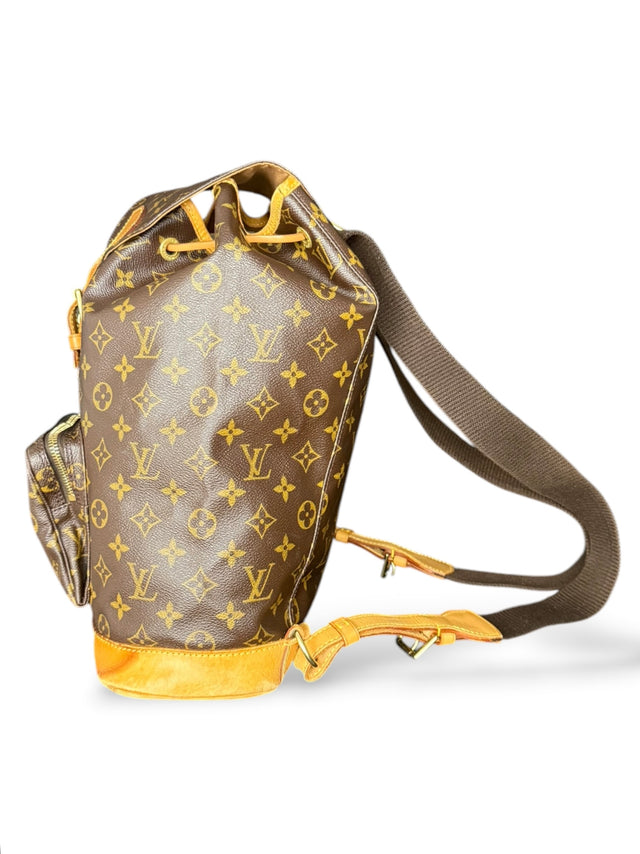 Louis Vuitton Montsouris GM Rucksack Tasche Monogram Braun