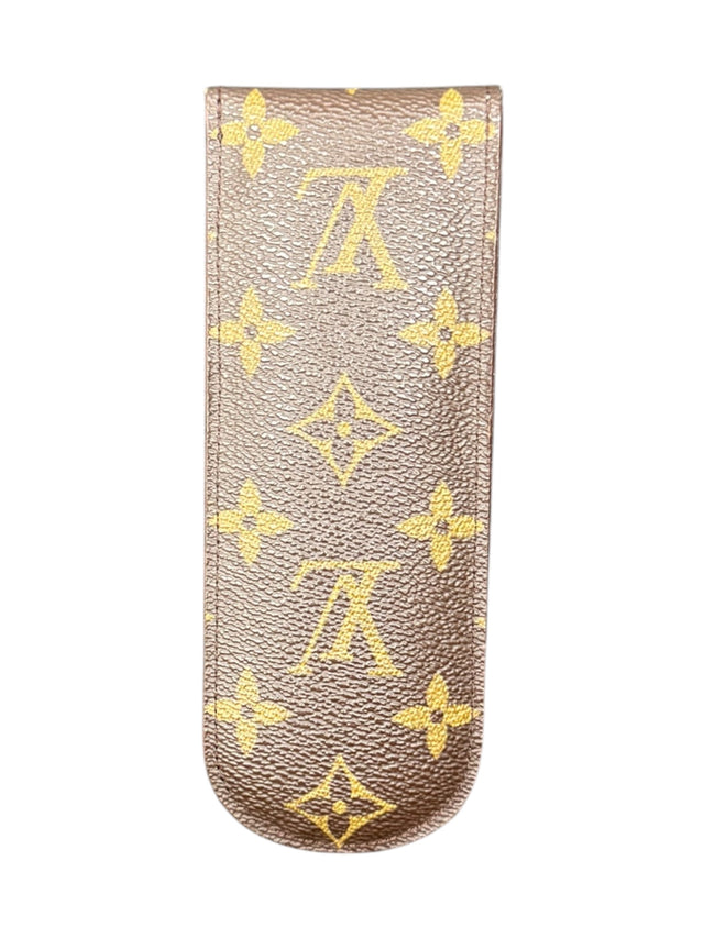 Louis Vuitton Brillenetui Brillencase Stiftetui Monogram Braun