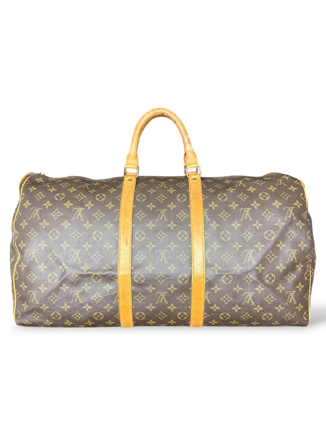 Louis Vuitton Keepall 55 Reisetasche Weekender Tasche Monogram Braun