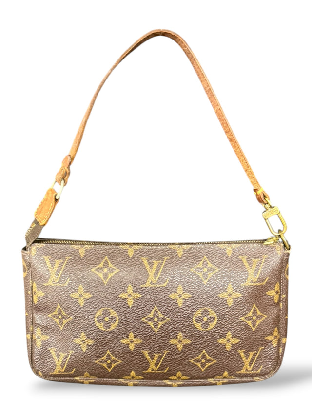 Louis Vuitton Pochette Accessoires Handtasche Monogram Braun