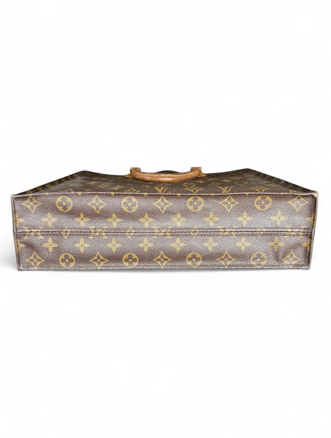 Louis Vuitton Sac Plat Handtasche Tote Bag Shopper Monogram Braun