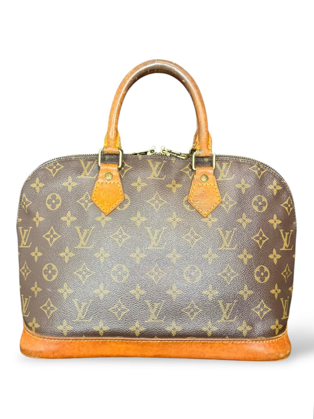 Louis Vuitton Alma Handtasche Tasche Monogram Braun