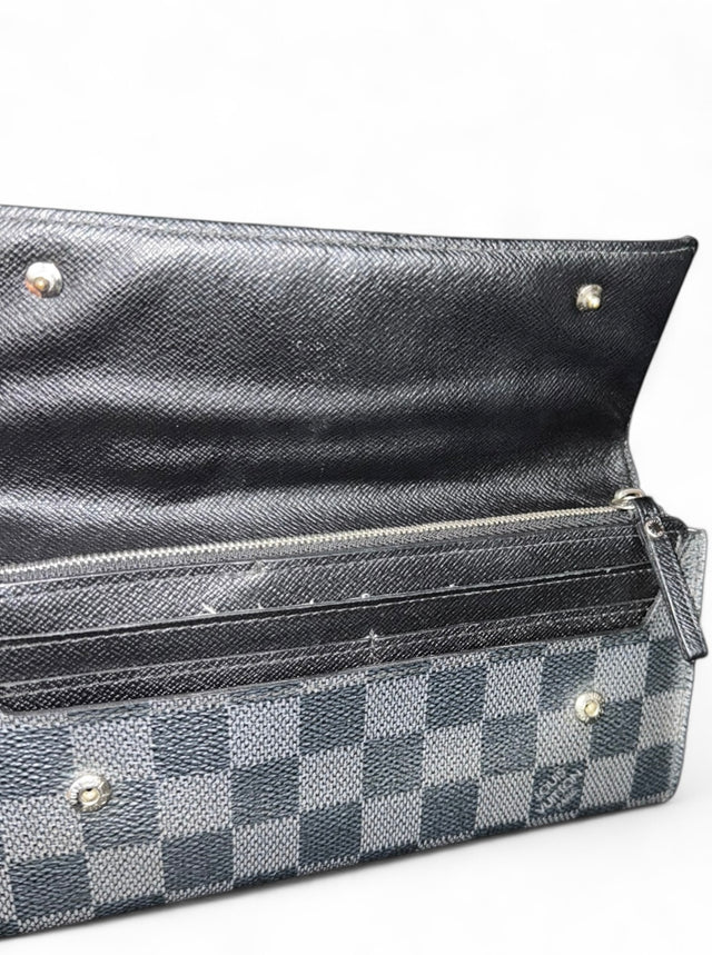 Louis Vuitton Compact Long Wallet Geldbeutel Geldbörse Portemonnaie Portmonee