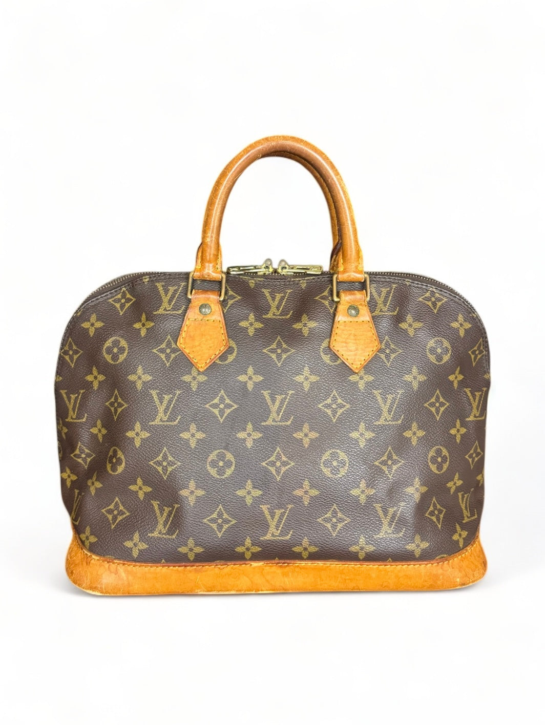 Louis Vuitton Alma Handtasche Tasche Monogram Braun