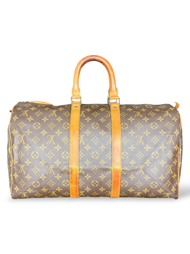 Louis Vuitton Keepall 45 Reisetasche Weekender Tasche Monogram Braun