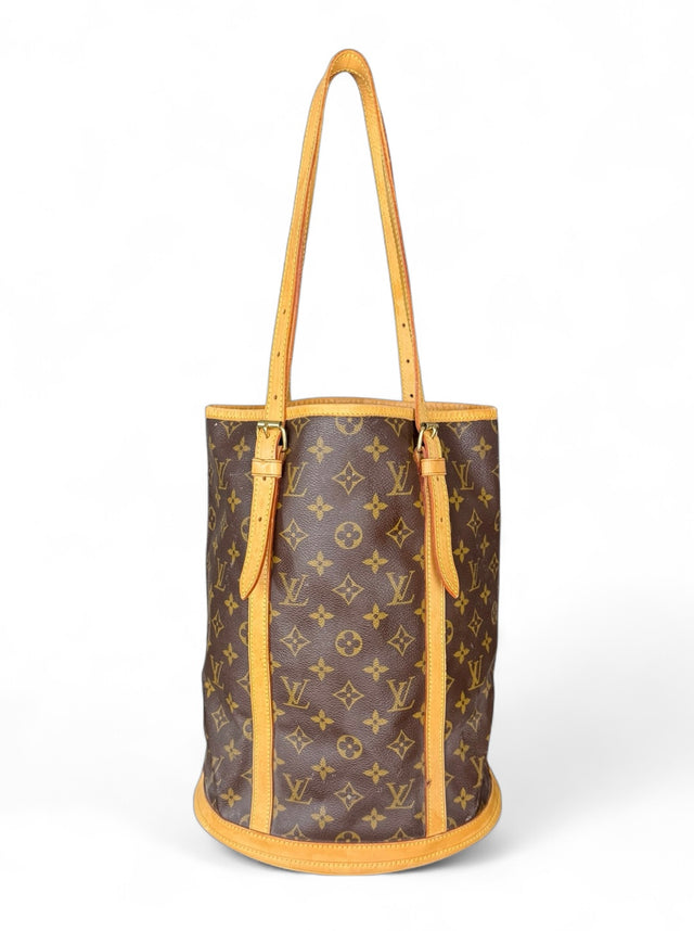 Louis Vuitton Bucket GM Handtasche Shopper Monogram Braun