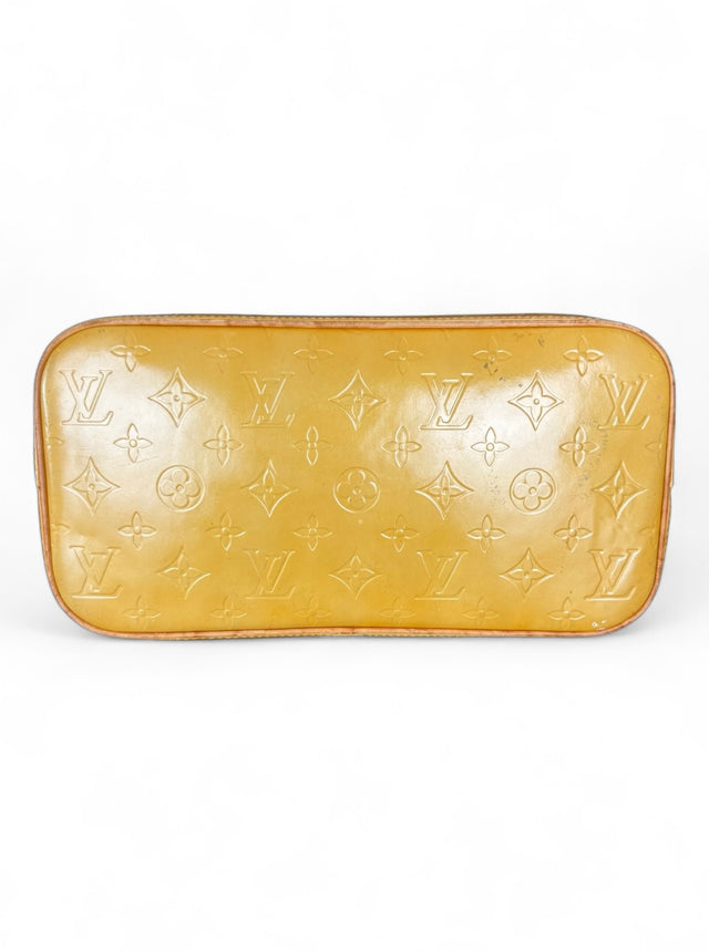 Louis Vuitton Houston Handtasche Vernis Monogram Gelb