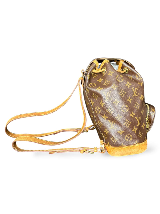 Louis Vuitton Montsouris MM Rucksack Tasche Monogram Braun