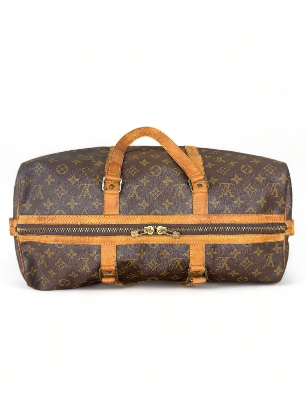 Louis Vuitton Sac Souple 45 Reisetasche Weekender Keepall Monogram Braun