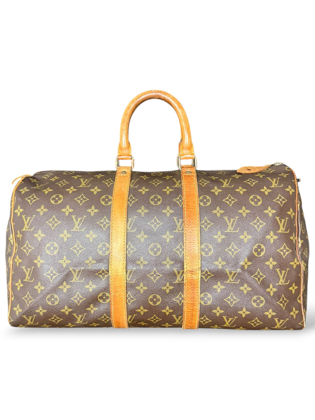 Louis Vuitton Keepall 45 Reisetasche Weekender Tasche Monogram Braun