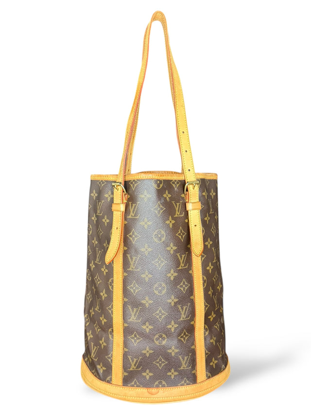 Louis Vuitton Bucket GM Handtasche Shopper Monogram Braun