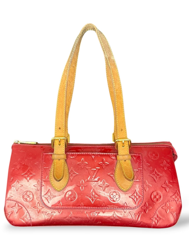 Louis Rosewood Avenue Handtasche Monogram Vernis Rot