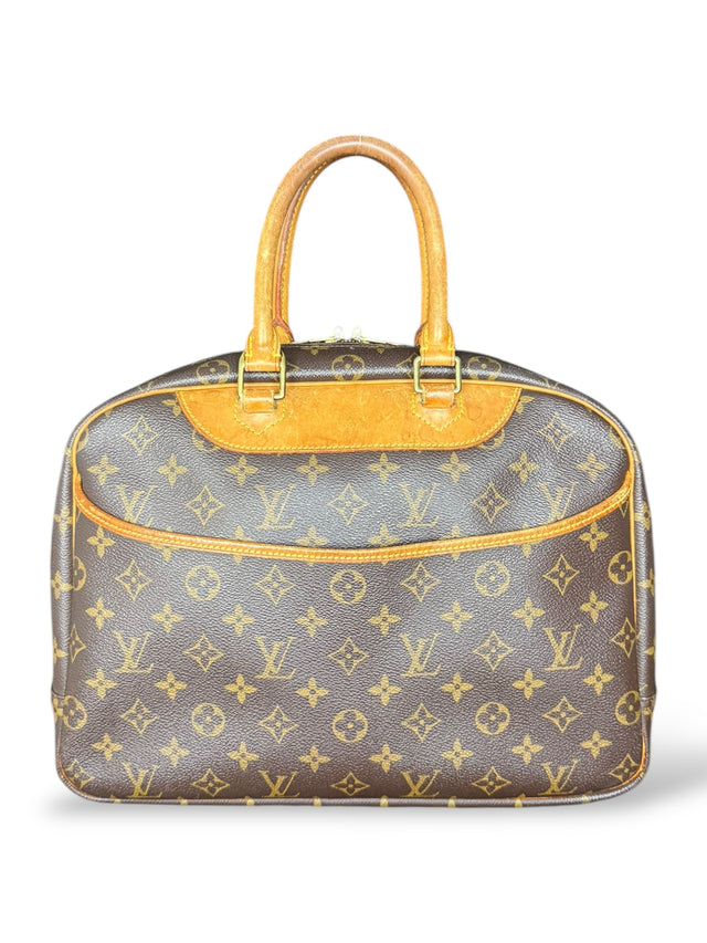 Louis Vuitton Deauville Handtasche Monogram Braun