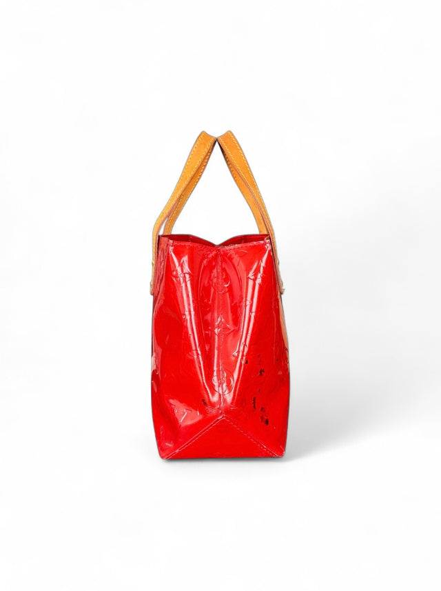 Louis Vuitton Reade PM Handtasche Vernis Monogram Rot