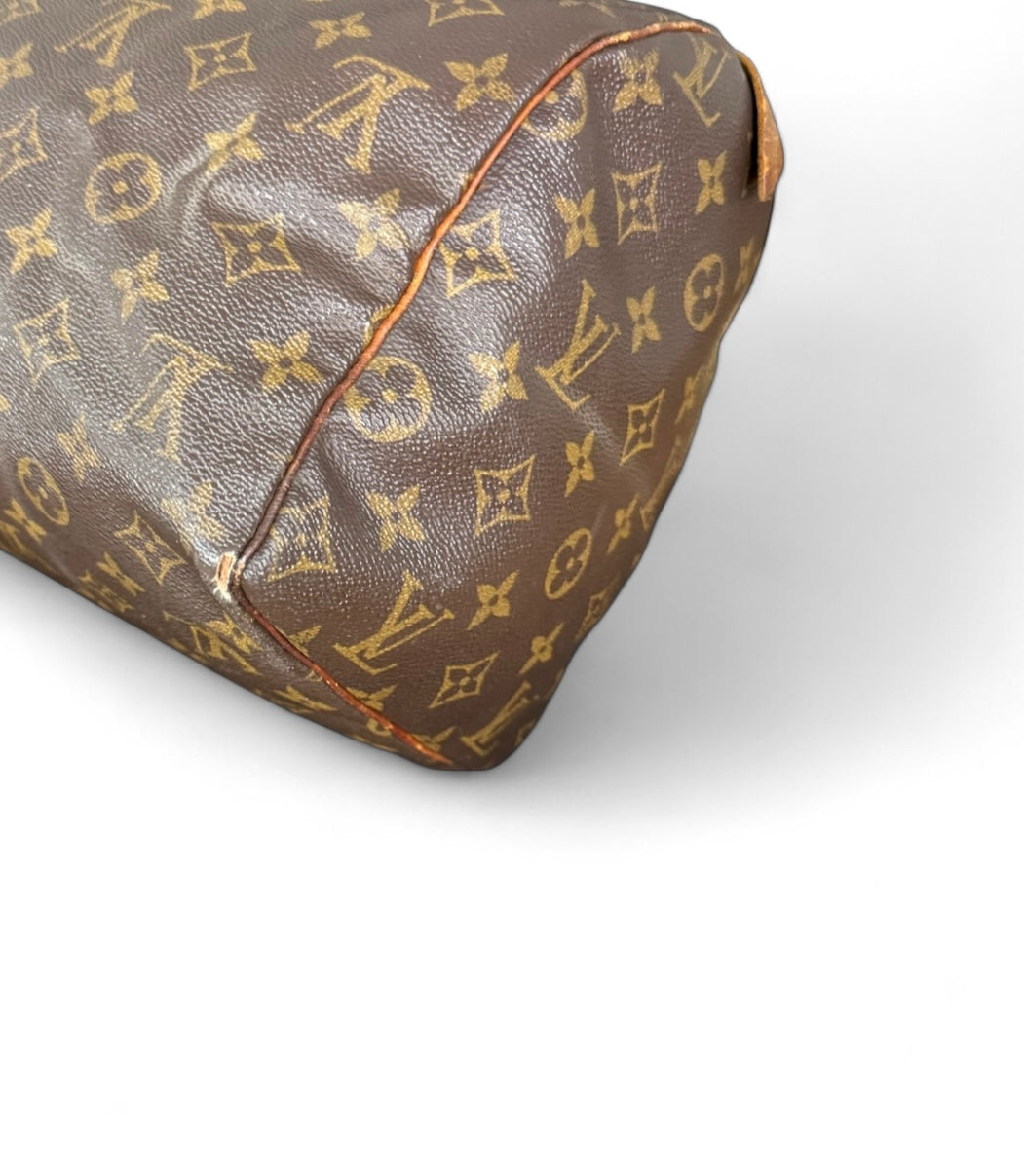 Louis Vuitton Speedy 30 Handtasche Monogram Braun