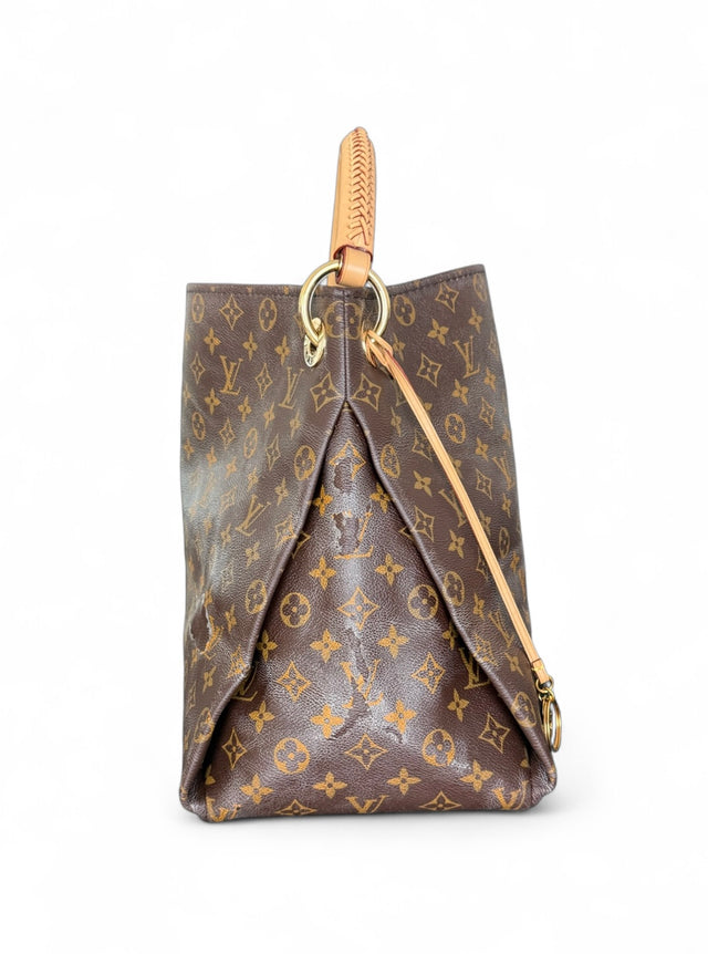 Louis Vuitton Artsy MM Handtasche Shopper Monogram Braun