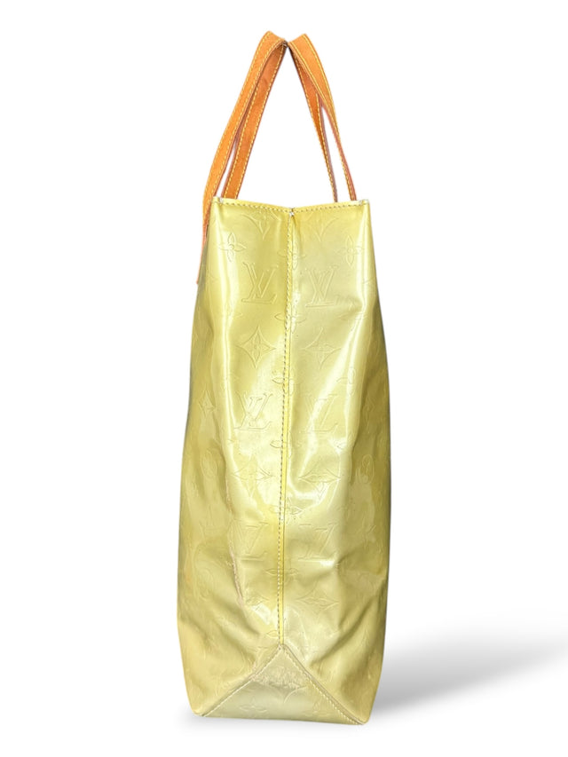Louis Vuitton Reade MM Handtasche Vernis Monogram Grün