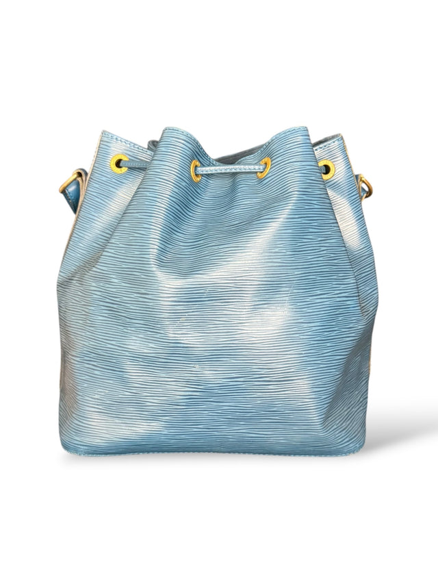 Louis Vuitton Sac Noe Petit Handtasche Epi Leder Blau