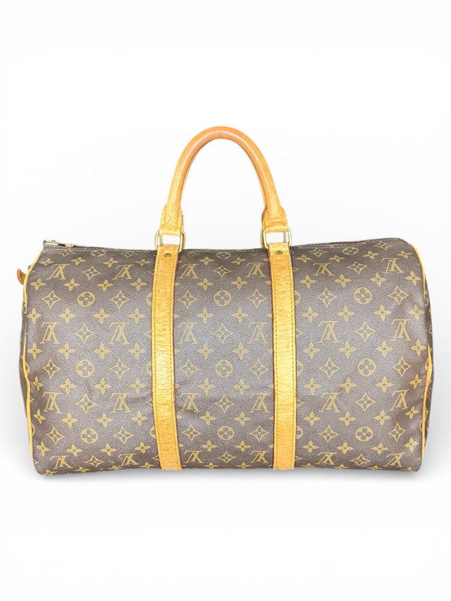 Louis Vuitton Keepall 45 Reisetasche Weekender Tasche Monogram Braun