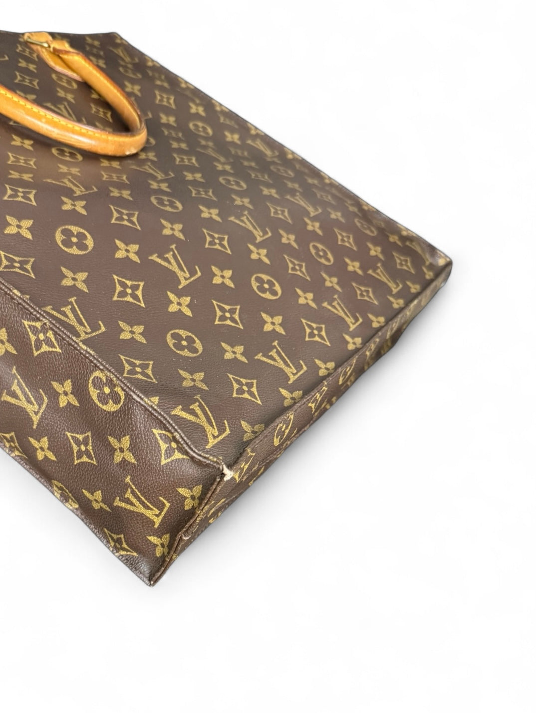 Louis Vuitton Sac Plat Handtasche Tote Bag Shopper Monogram Braun