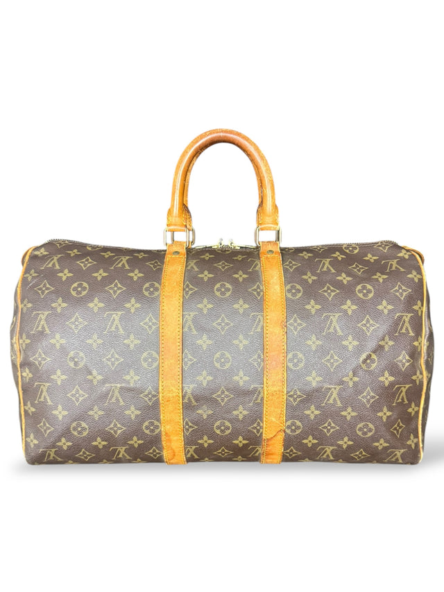 Louis Vuitton Keepall 45 Reisetasche Weekender Tasche Monogram Braun