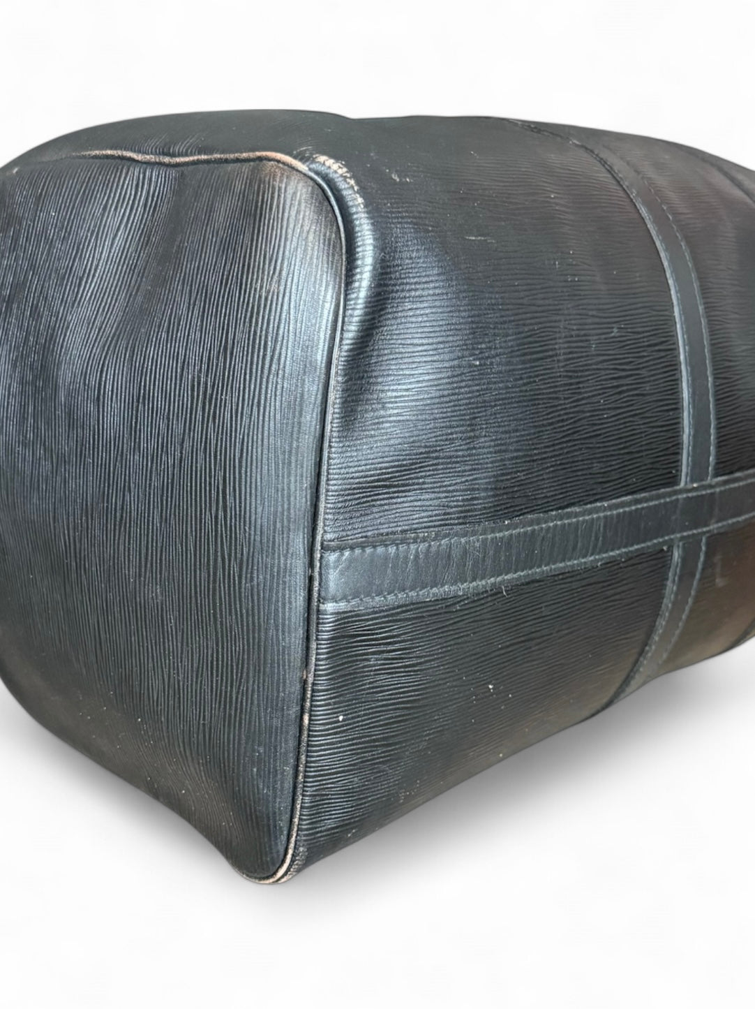 Louis Vuitton Keepall 55 Reisetasche Weekender Tasche Epi Leder Schwarz