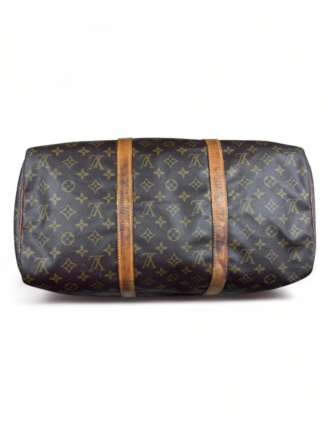 Louis Vuitton Sac Souple 45 Reisetasche Weekender Keepall Monogram Braun