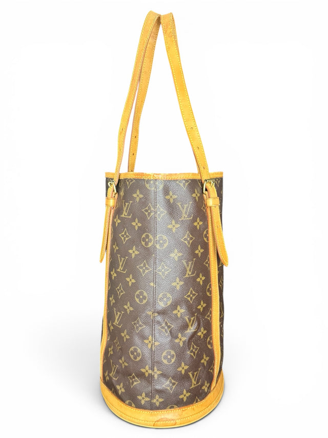Louis Vuitton Bucket GM Handtasche Shopper Monogram Braun