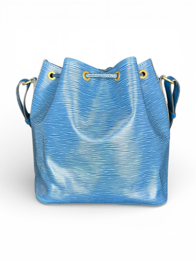 Louis Vuitton Sac Noe Petit Handtasche Epi Leder Blau